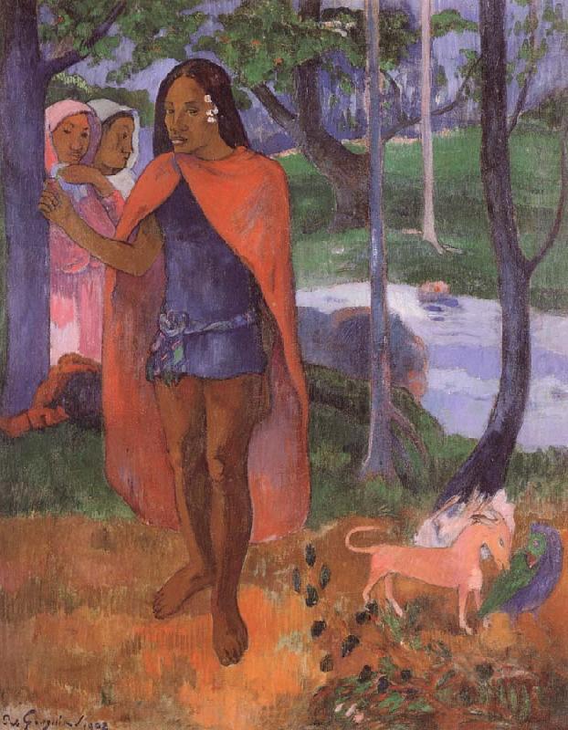 Paul Gauguin tbe magician of hiva oa china oil painting image
